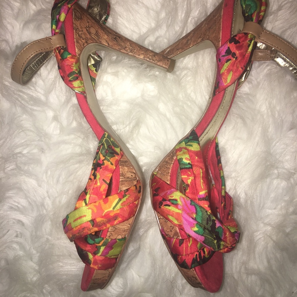 Multi colored heels by Style & Co